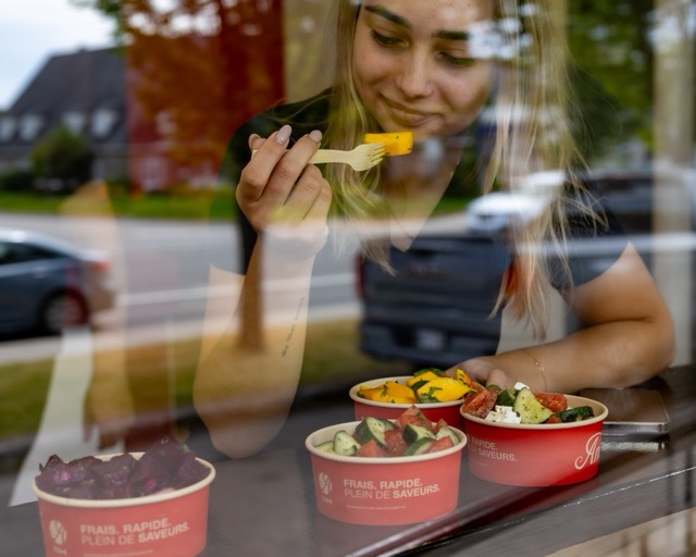 Amir food photography showing a sandwich meal.